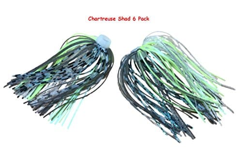 Campingandkayaking 84 Strand Quick Change Jig Skirt or Spinnerbait Skirt 6 Pack, Sexy up Your Lure, Dress it in This Skirt! Proven Colors That Work.