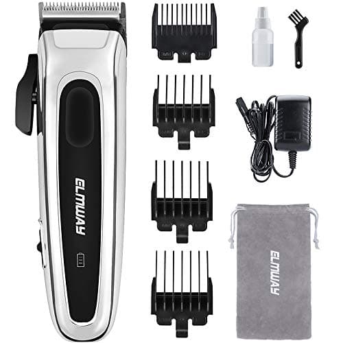 Hair Clippers for Men, Professional Cordless Barber Clippers for Hair Cutting, Beard and Hair Trimmer Rechargeable Mens Haircut Kit with Power Display
