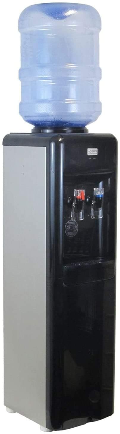 Aquverse 5H Commercial-grade Stainless-steel Top-load Water Dispenser, Heavy-grade Construction, Patented Leak Prevention, & Stainless-steel Tanks (5H)