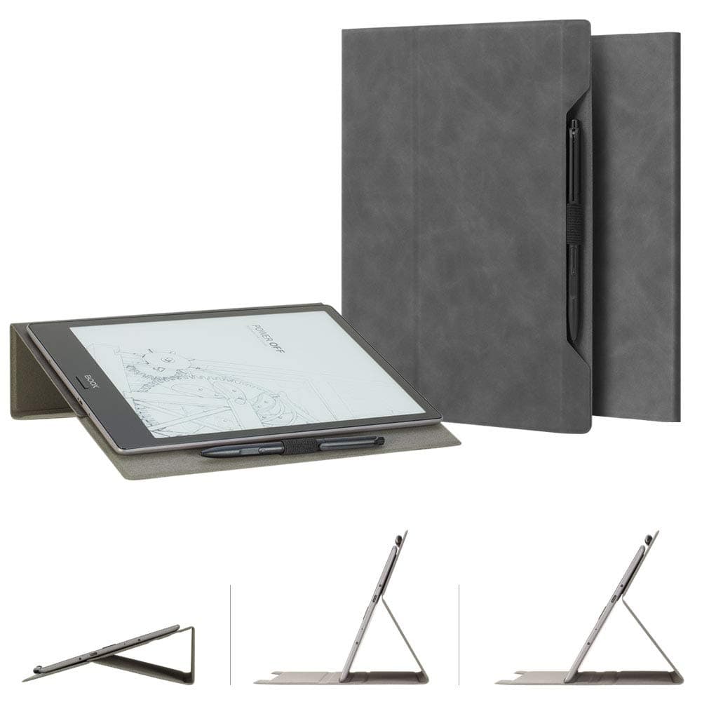 Jingdu Skin-Friendly Folding Case for Note Pro 10.3 Paper Tablet,Premium PU Leather Lightweight Smart Cover with Pencil Holder and Multiple Viewing Angles