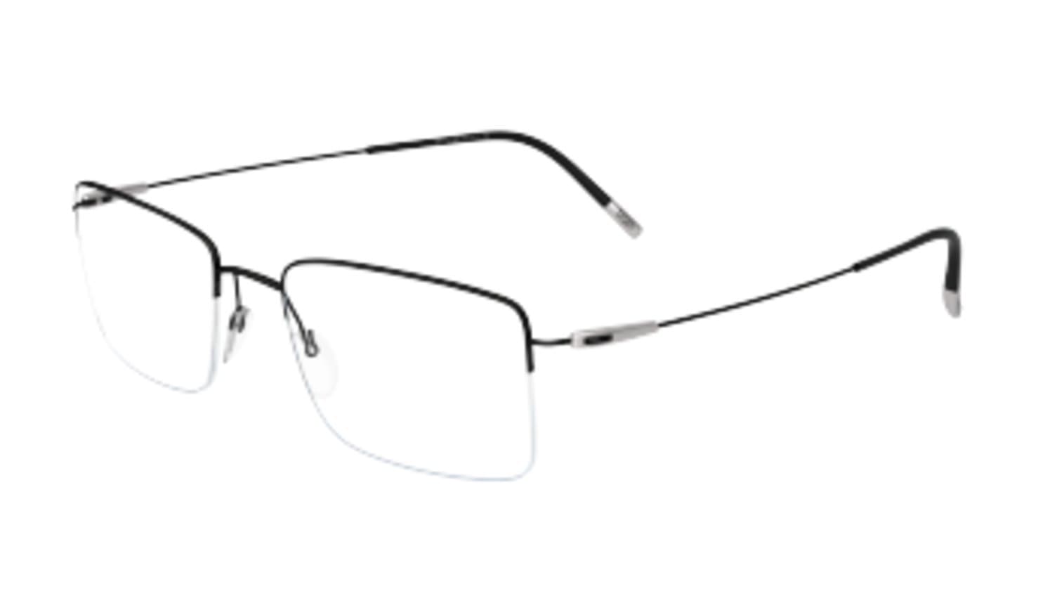 Eyeglasses Silhouette Dynamics Colorwave Nylor 5497 9040 Black/Silver 51/19/140
