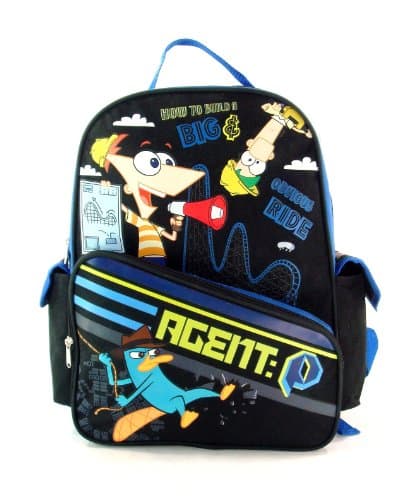 Phineas & Ferb Large 16" School Backpack - Save the World