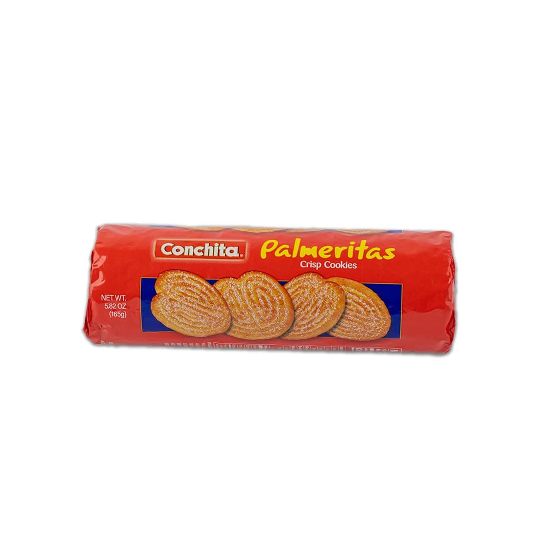 Conchita Palmeritas Palm Cookies - Elegant Flaky Snack, Dessert, or Breakfast Food - 5.82 oz (Pack of 1)