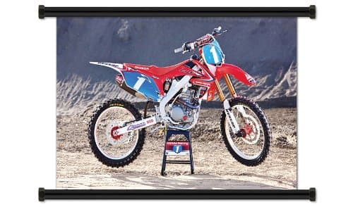 Honda RedBull Sports Bike Fabric Wall Scroll Poster (32" X 20") Inches