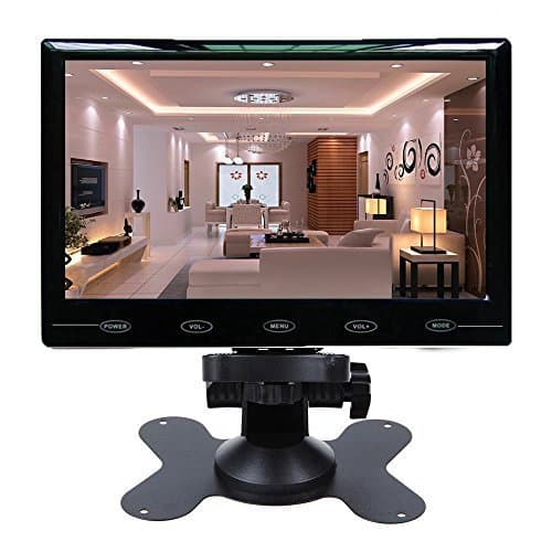 CAIRUTE® 7 Inch Ultra Thin 16:9 High-Res 1024x600 TFT LCD Color Monitor HDMI VGA AV Input Video Display Screen for PC/Home Security/CCTV Camera/Snake Camera/DVR/DVD