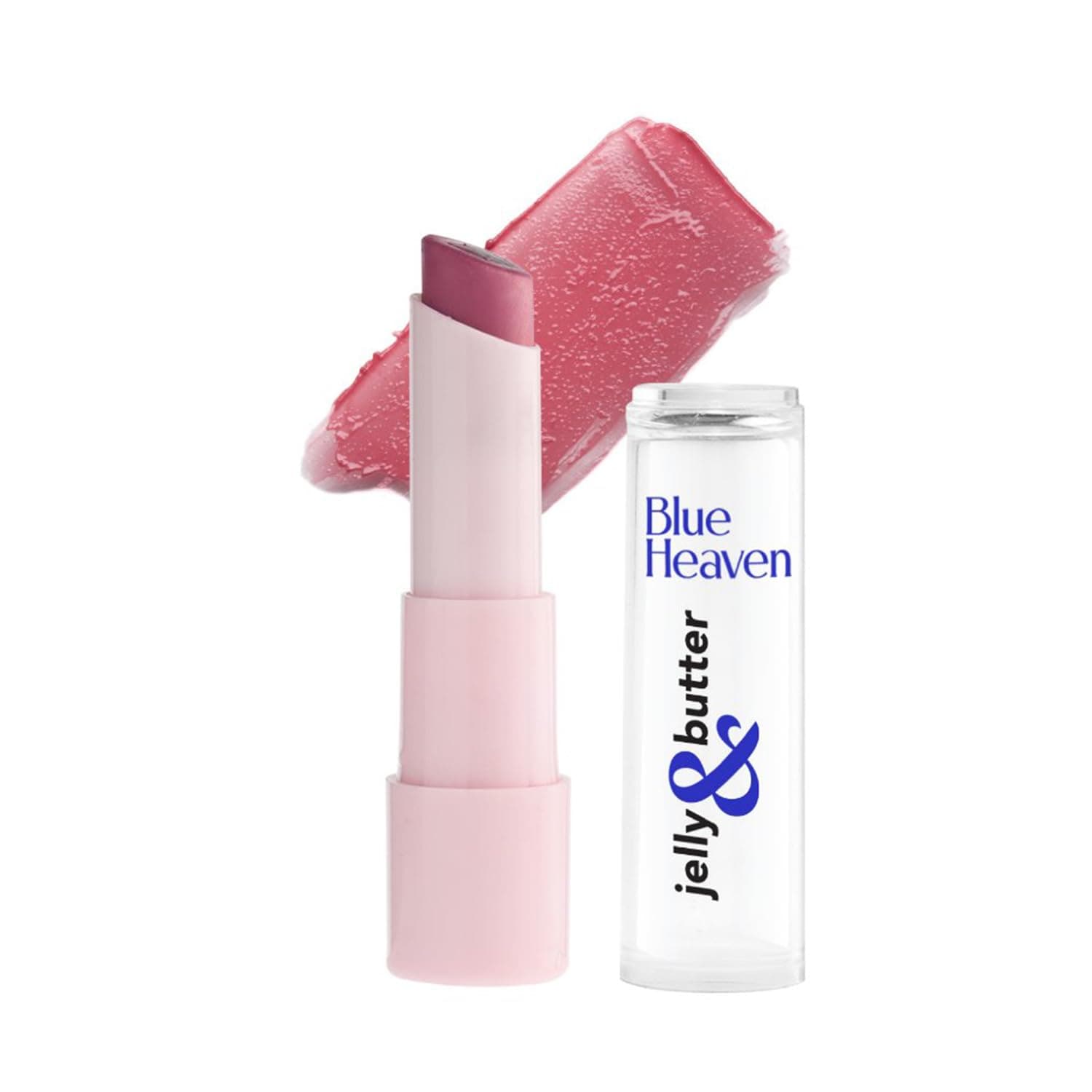 Jelly & Butter Lip Balm infused with Jojoba Oil, Shea Butter + Vitamin E, smoothens Dry & Chapped Lips, Fades Pigmentation, Soften & Smoothes Plums Lips, Dusty Rose, 3g