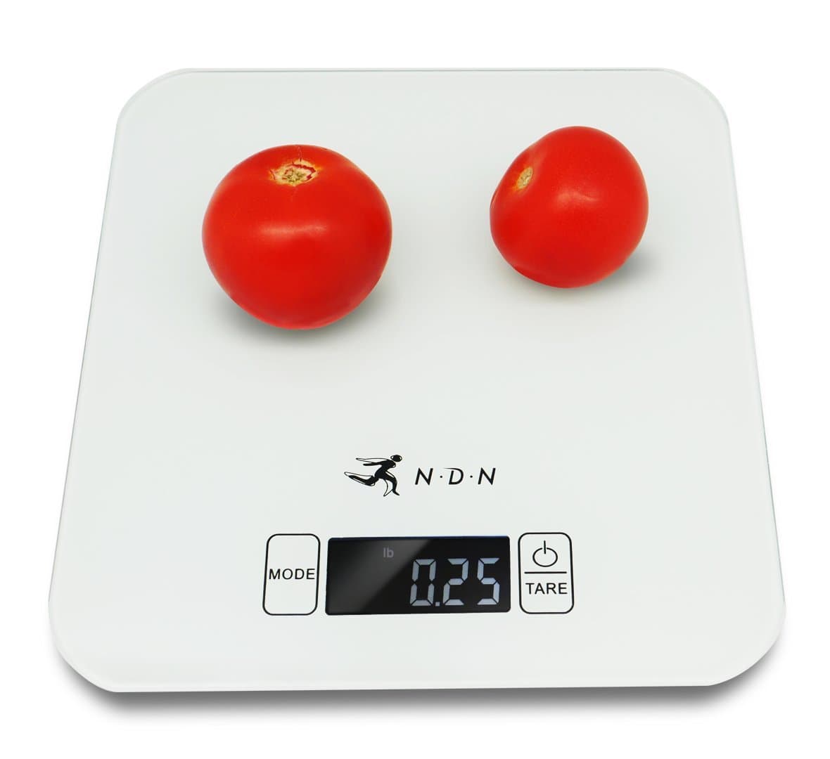 NDN LINE Digital Food Scale: White (Kitchen Scale, Herbal Medicine Scale, Baking Scale, Cooking Scale, Batteries Included)