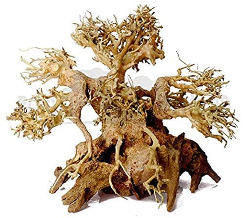 SevenSeaSupply - Driftwood Bonsai Fish Tree Aquarium Planted Aquascape Freshwater 6 inches Tall