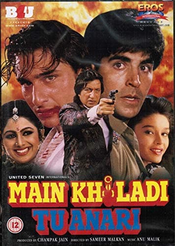 Main Khiladi Tu Anari (Brand New Single Disc Dvd, Hindi Language, With English Subtitles, Released By Eros International) Made in UK