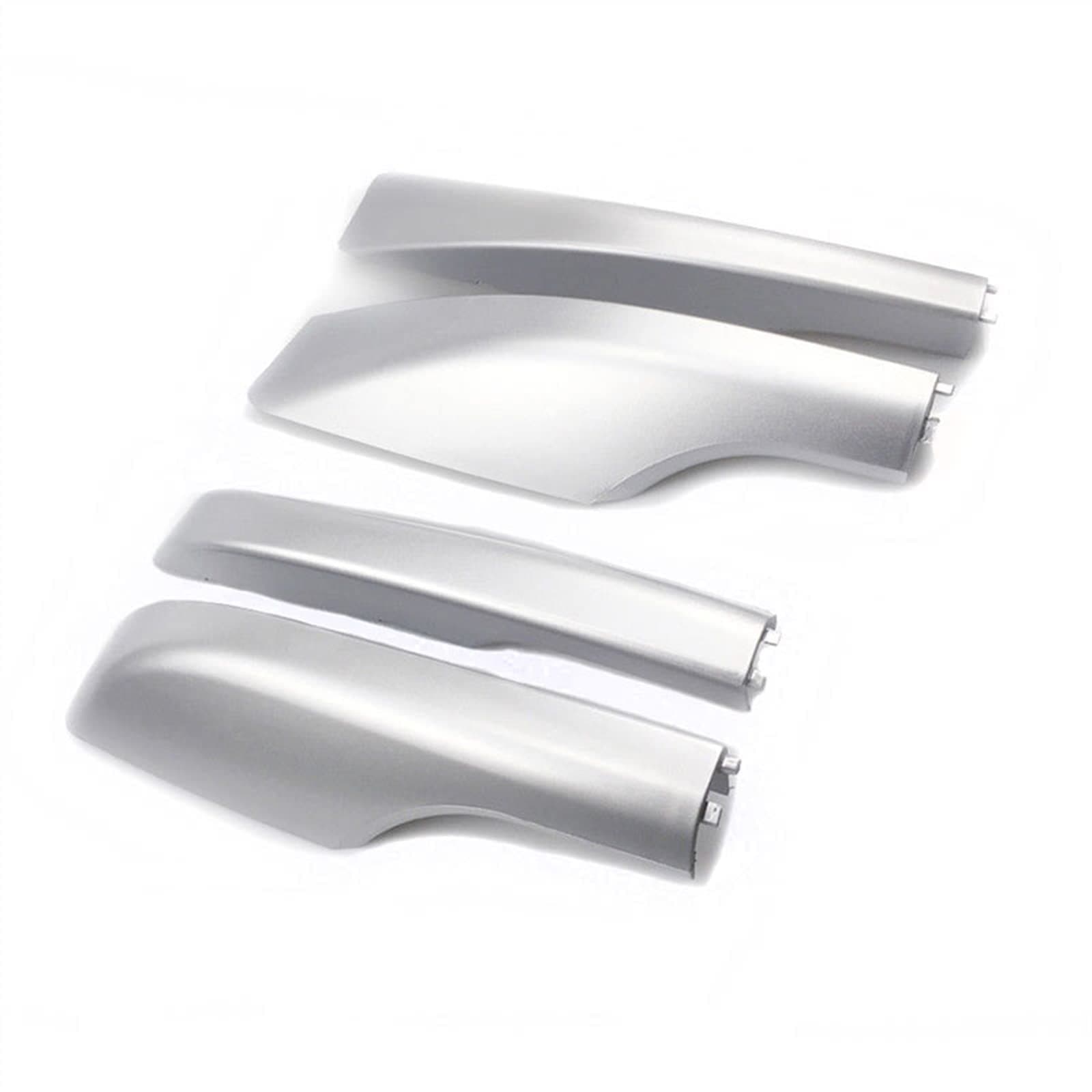 pclele Roof Racks Car Roof Rack Bar End Shell 4PCS For Toyota For Land Cruiser LC200 FJ200 2008-2017 Car Roof Bars (Color : Silver)