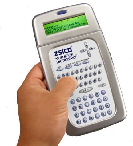 ZelcoNotebook Dictionary