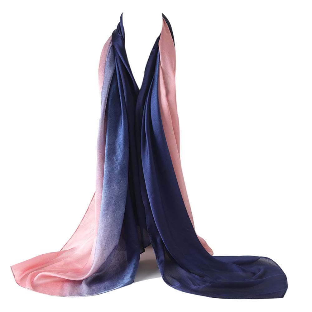 Bellonesc Silk Scarf 100% silk Long Lightweight Sunscreen Shawls for Women