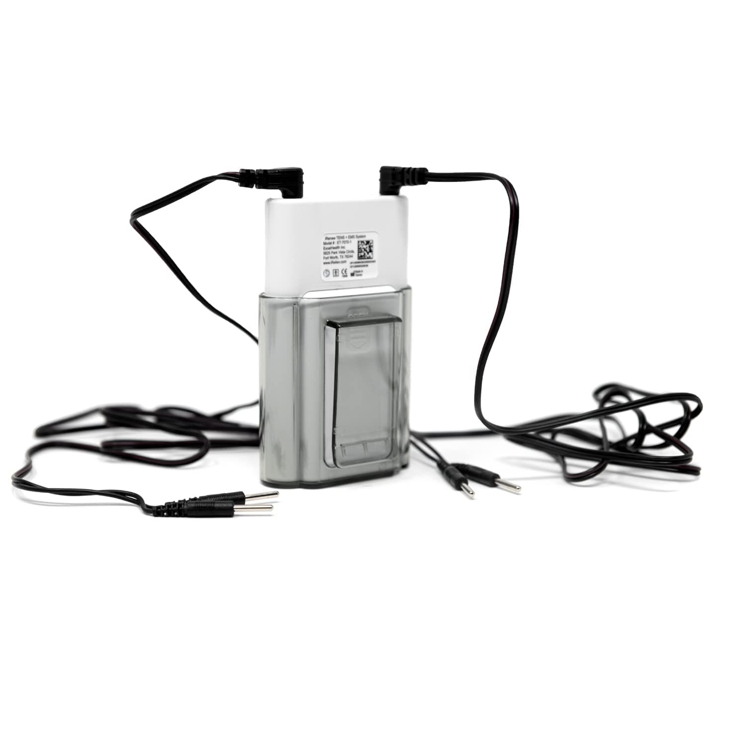 iReliev TENS Unit Muscle Stimulator Combination with Premium Carry Case - TENS for Pain Relief & Arthritis - EMS for Muscle Strength, Recovery, Relaxation - Back, Shoulder, Abdomen, Leg, Knee, & More