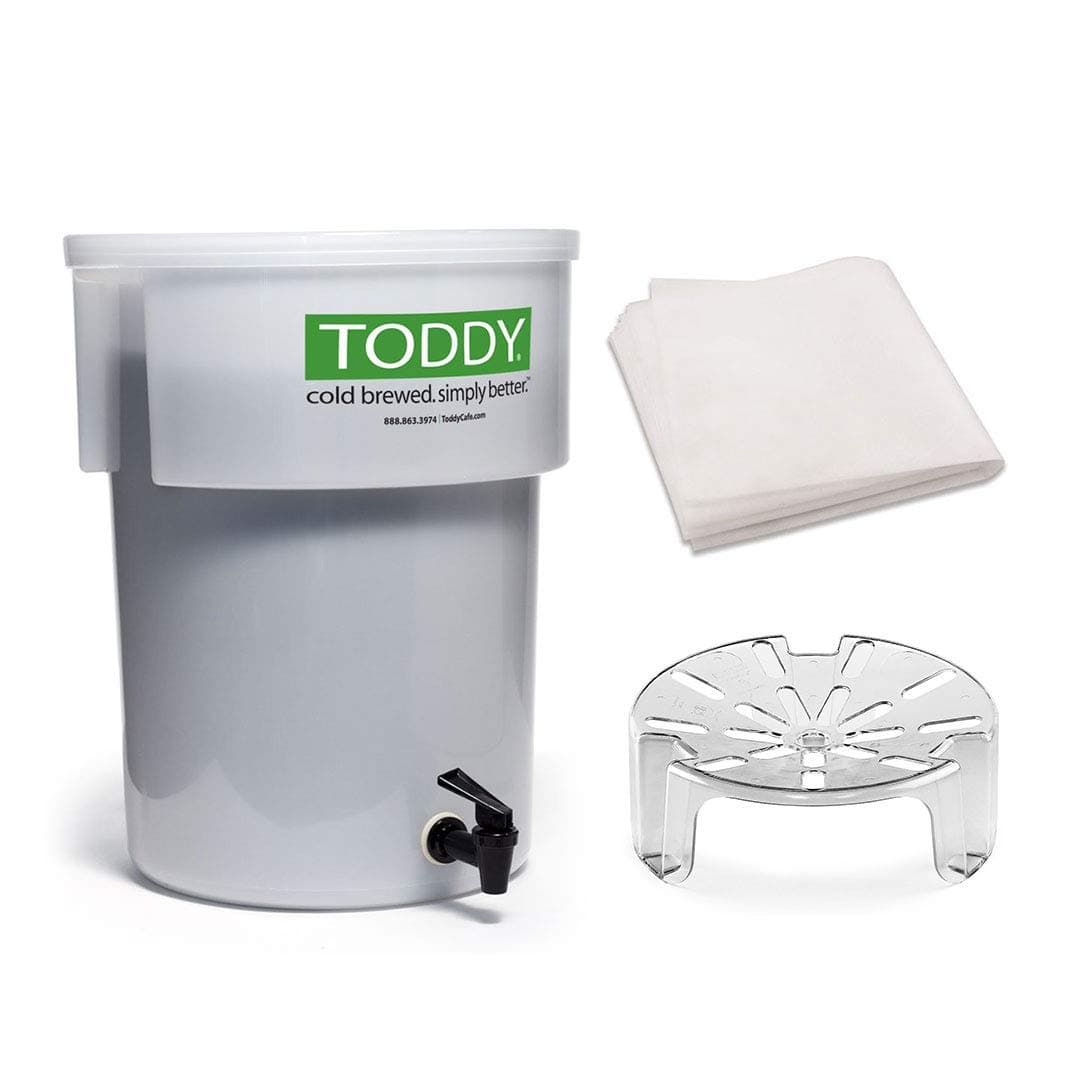 Commercial Cold Brew Maker – 10L, Durable BPA-Free Plastic, Patented Lift Plate, Smooth Coffee, Ideal for Home and Café Use