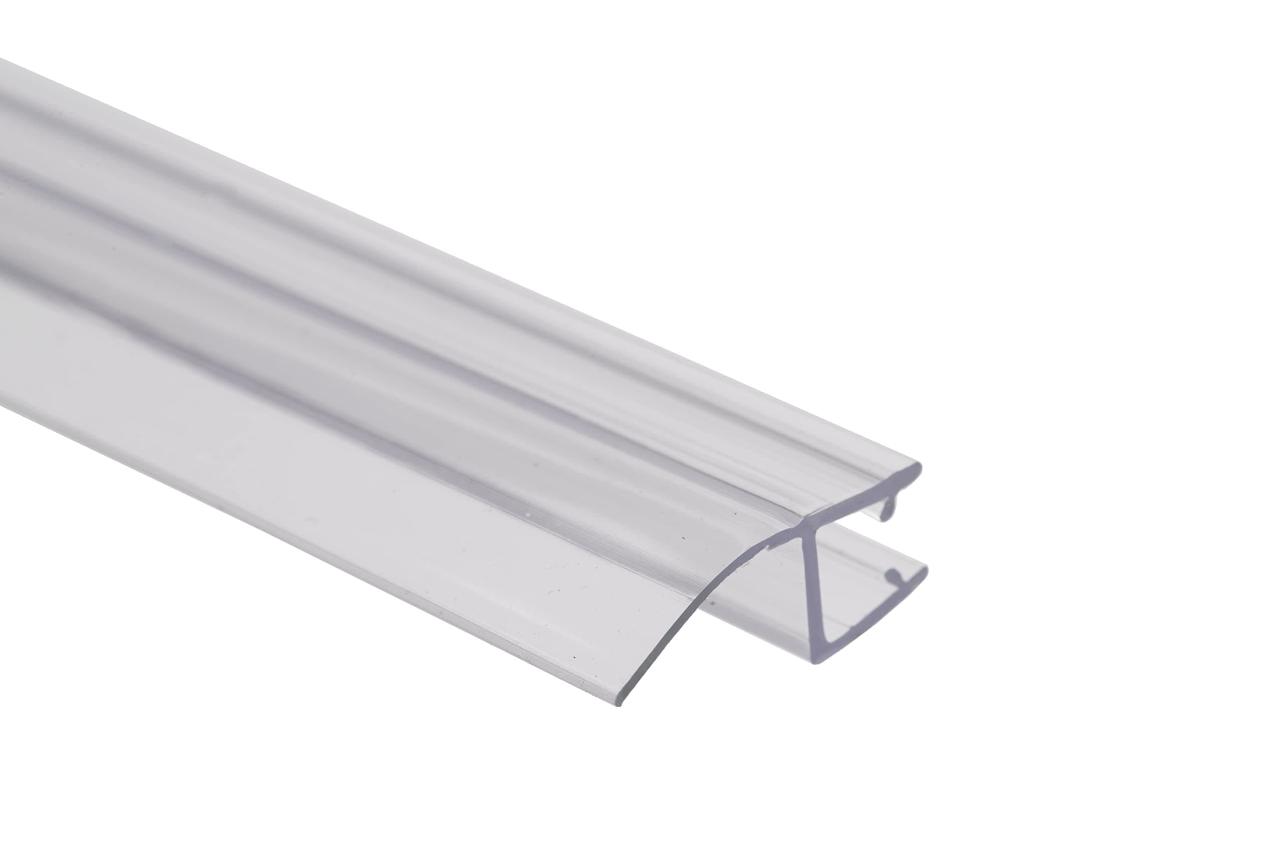 Croydex Rigid Shower Screen Wiper Seal Kit Fitting 4-6 mm Thick Panels, 1000mm