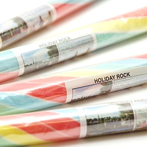 Stick Of Rock Rainbow Colour x 2