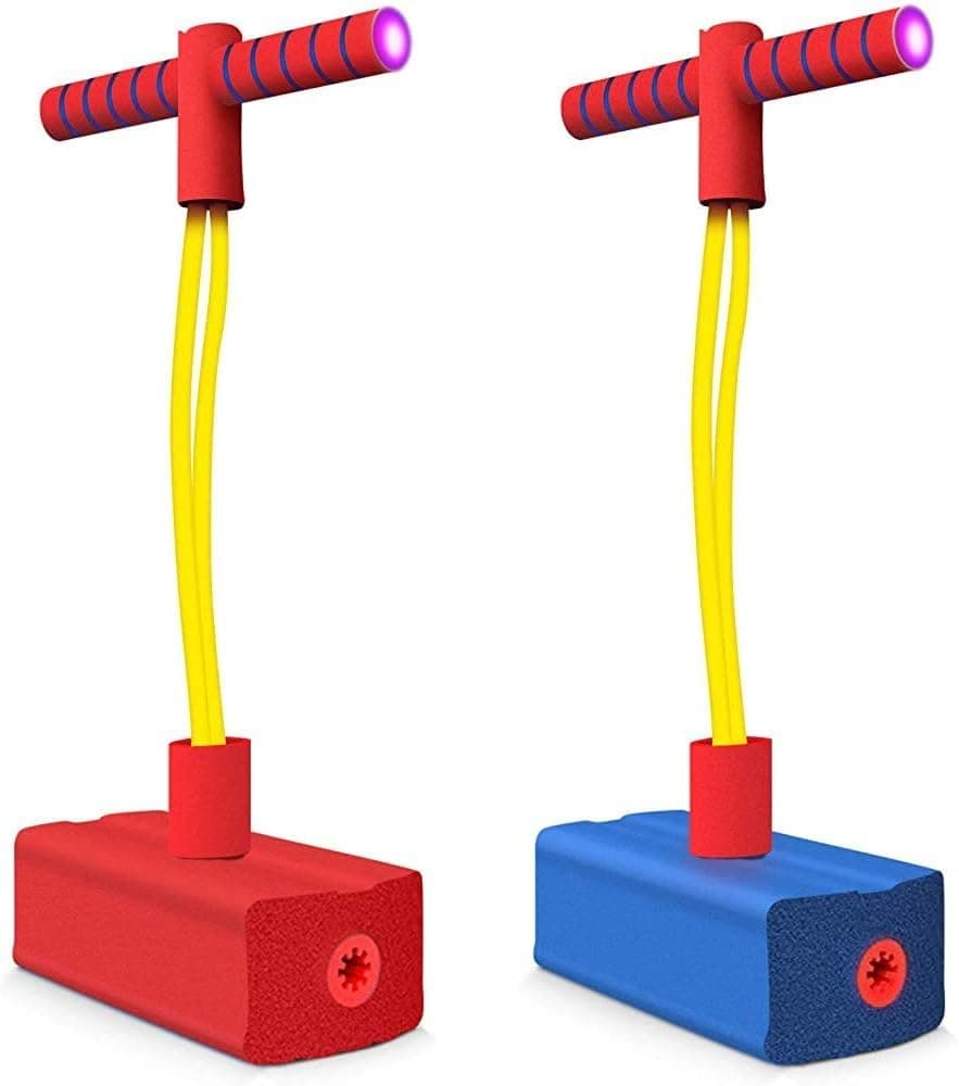 Outdoor Sports Toys for Children Frog Jumping Stilts Bounce Pole Pogo Stick Jumping Shoes Jumping Balance Training Equipment