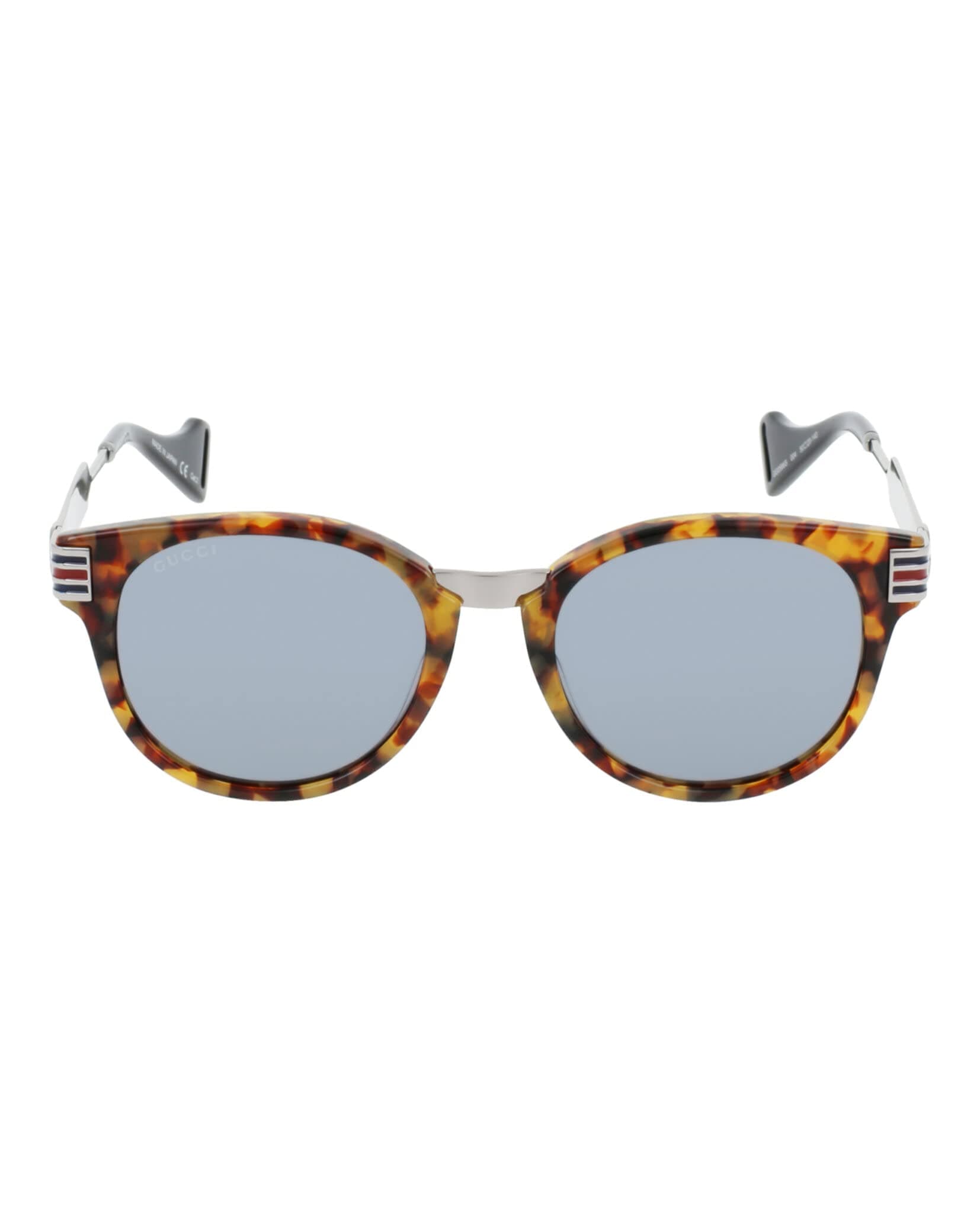 Sunglasses Gucci GG0586S 004 Man sunglasses color Havana blue lens size 50 mm