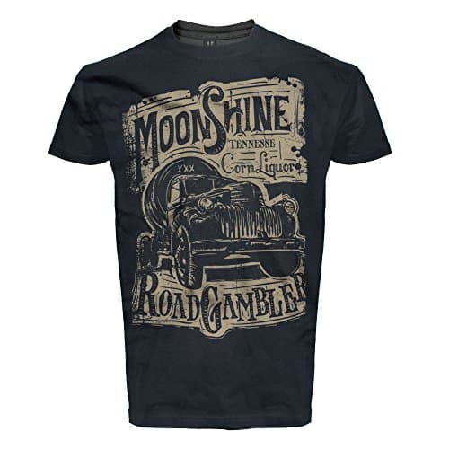 Rockabilly T-Shirt, Rock'n'Roll, Pick Up, Booze, Moonshine