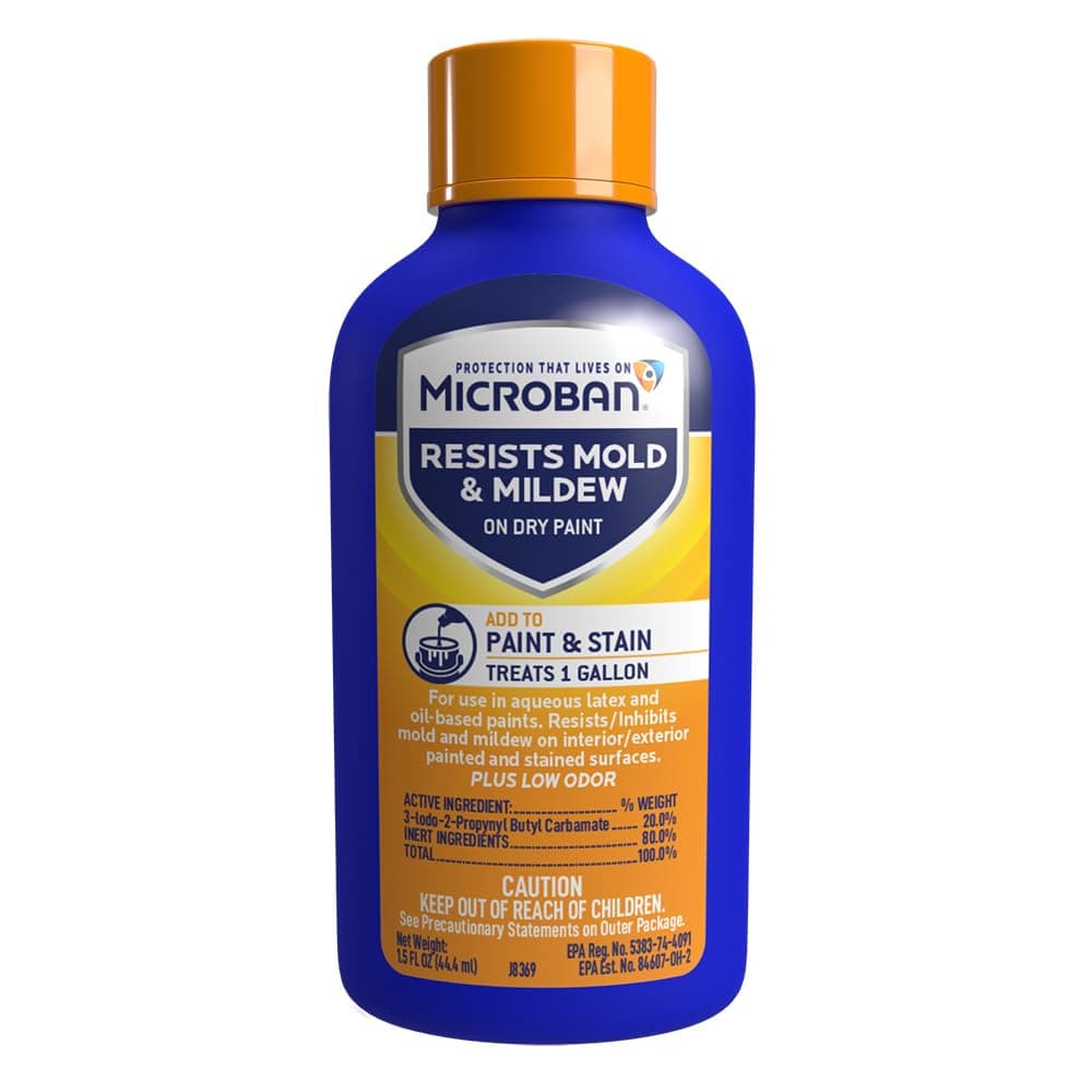 MICROBAN 1.5 oz. Fungicidal Paint Additive - Resists Mold & Mildew