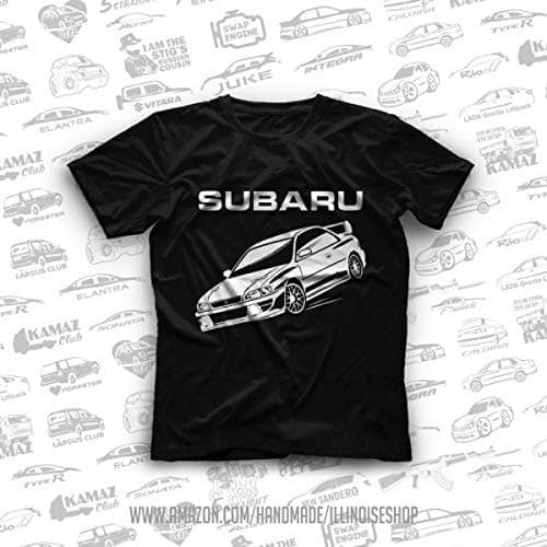 Subaru Impreza WRX STI Turbo Original T-Shirts 100% Cotton Free Shipping