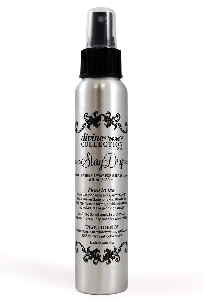 Divine Collection Breast Form/Wig Stay Dry Sweat Barrier Spray 4 oz.