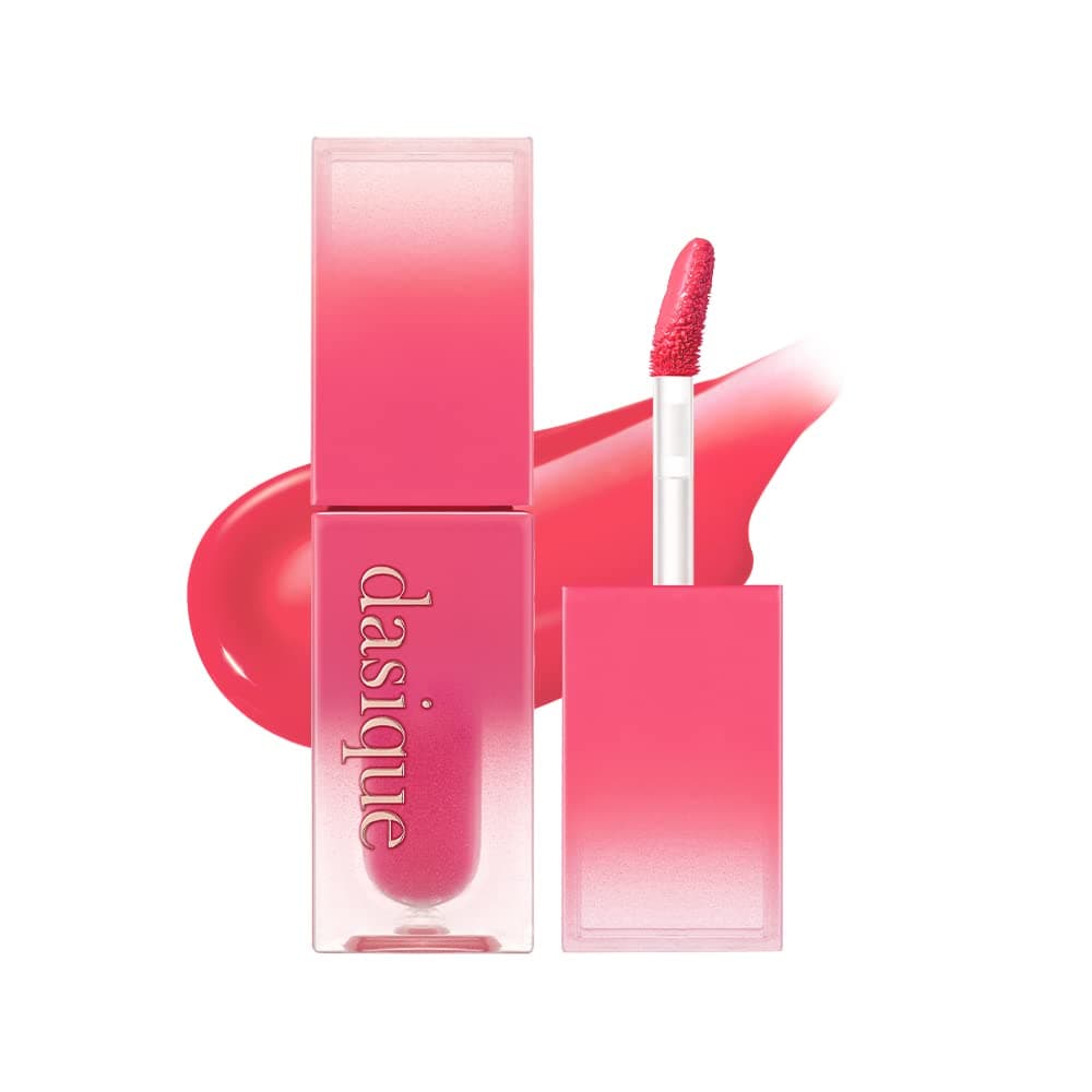 Juicy Dewy Tint (07 Cherry Soda) 0.12 oz | Light Application with moisture | Long Lasting & wearing Glossy Lip Stain, Non-sticky | Vegan, Cruelty-free | Korean makeup | stocking stuffers