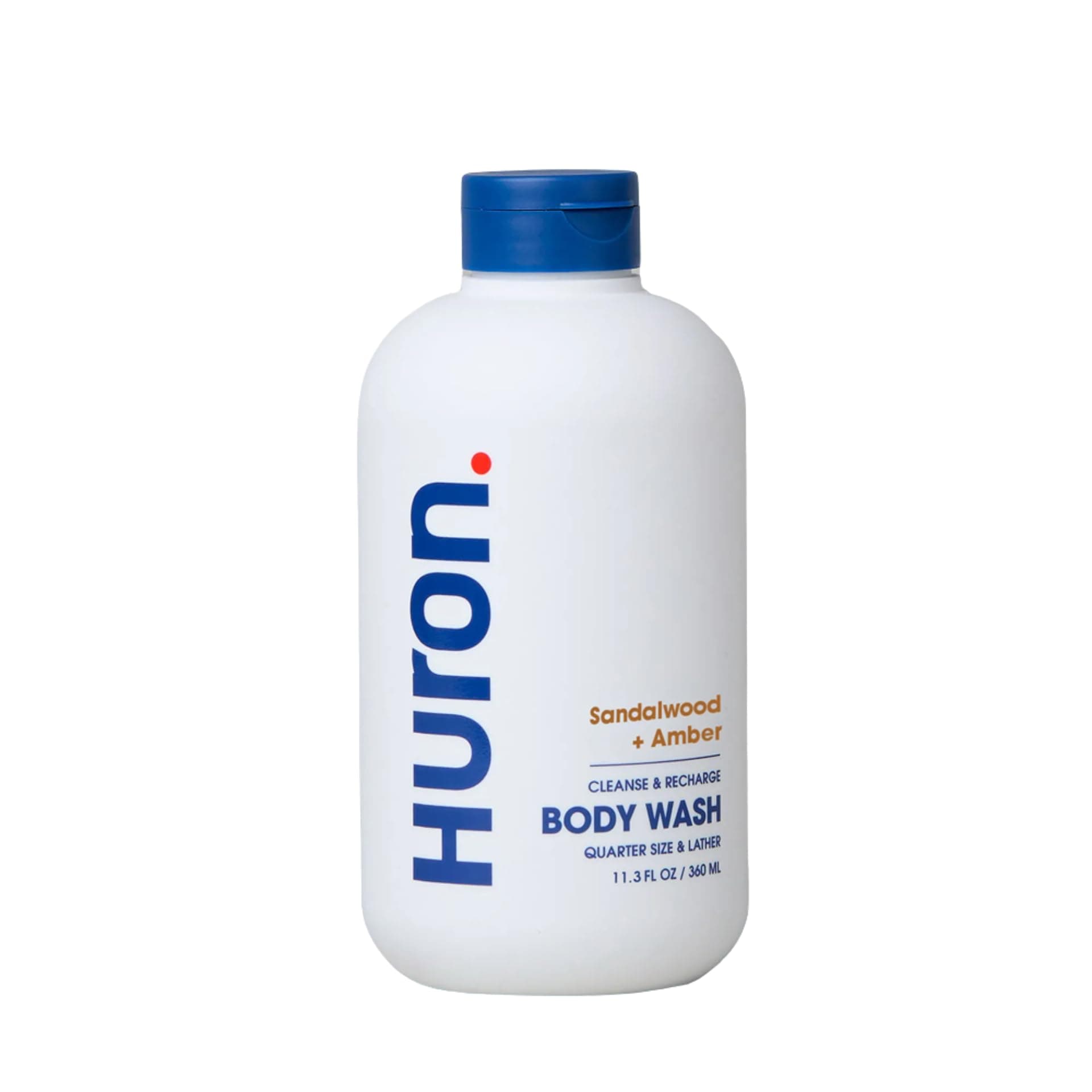 Body Wash for Men and Women Hydrating Daily Cleanser with Sandalwood + Amber Scent, Moisturizing Shower Gel, non-toxic, Phthalate-Free Clean Ingredients for Men, 11.3 Fl oz