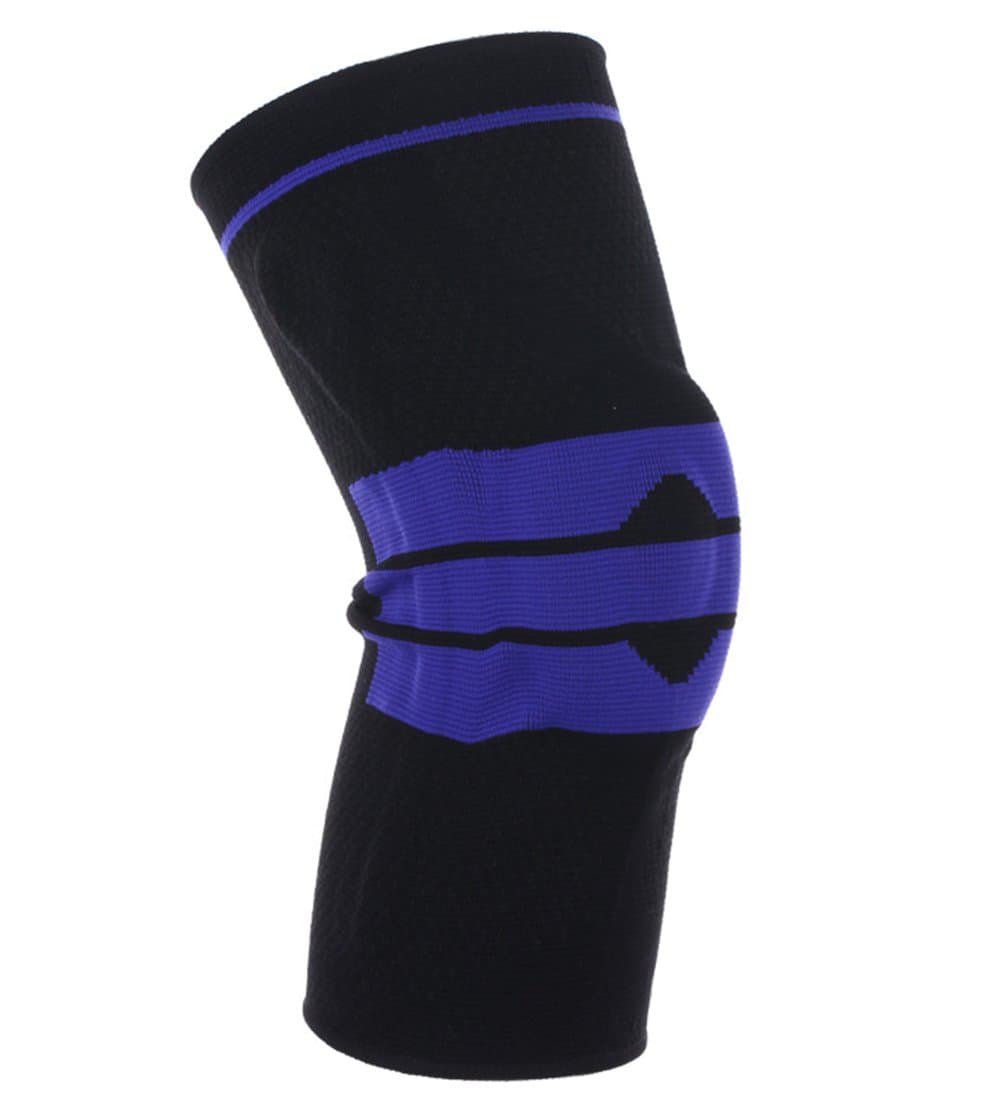 Knee Brace (Single) by Esther Beauty-Silica Gel Anti Collision Knee Support for Unisex (XL, Black)