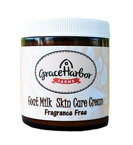 YSKWA Goat Milk Skin Care Cream Fragrance Free, 4 Oz Jar