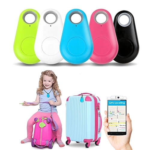 Bluetooth Tracker, Smart Finder Bluetooth Locator Pet Tracker Alarm GPS Tracker Key Wallet Car Kids Pet Dog Cat Bag Phone Locator Selfies Shutter Wireless Anti Lost Alarm Sensor-Random Color (5 Pack)