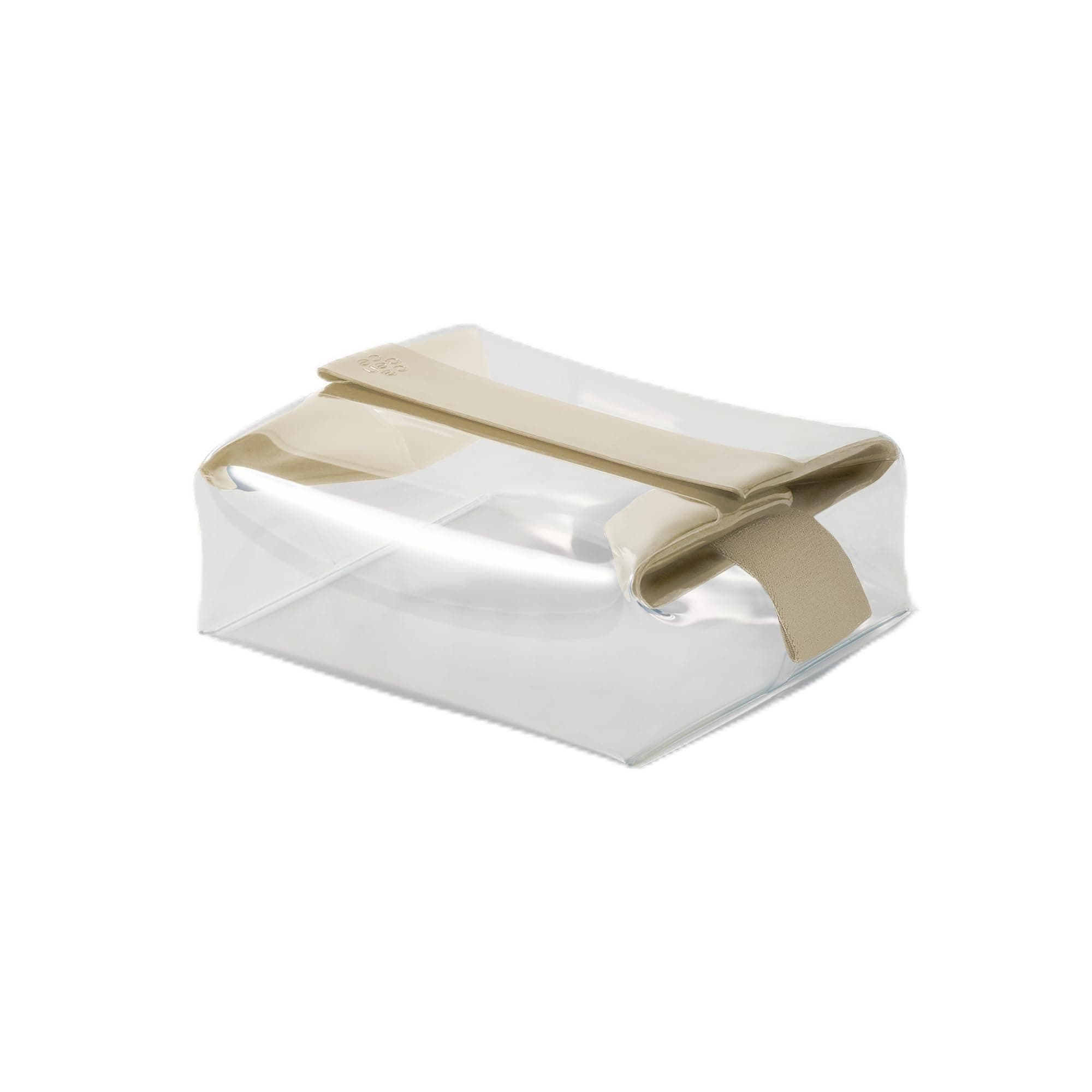 Parcel - Clear Dopp Kit with Magnetic Closure - Durable and Leak-Resistant Travel Toiletry Kit - TSA-Compliant & Modular Design - Small Hygiene Bag for Travel Essentials - 1 Qt