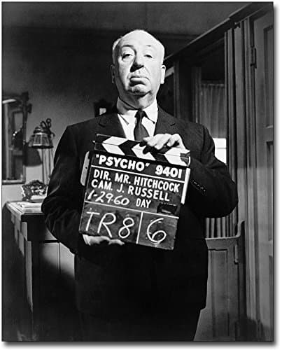 Alfred Hitchcock Portrait Psycho Movie Set 8x10 Photograph Photo Print