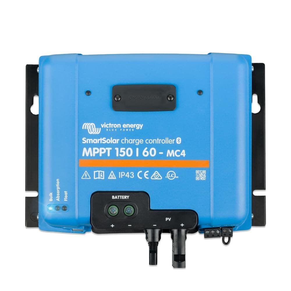Victron Energy SmartSolar MPPT MC4 150V 60 amp 12/24/36/48-Volt Solar Charge Controller (Bluetooth)