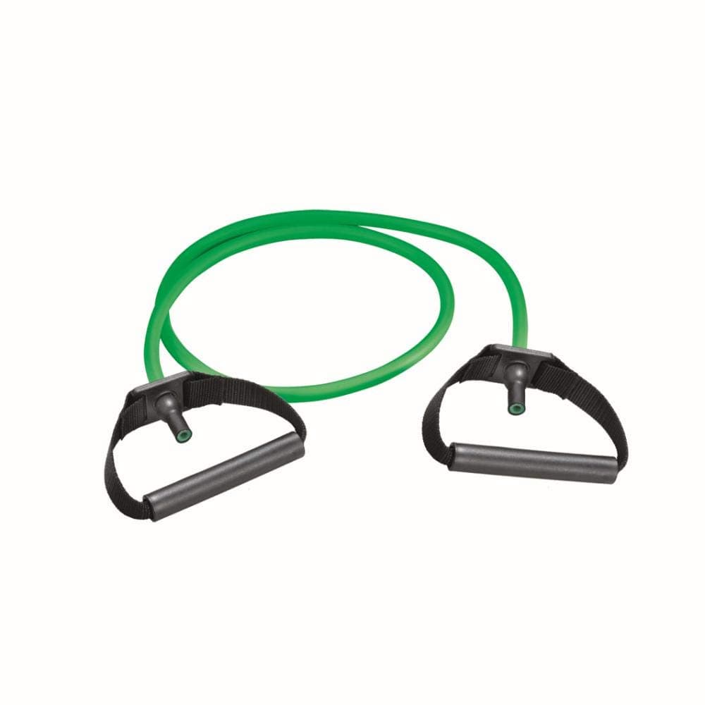 Trendy Sport Tube Resistance Band – Exercise Band, Gummizugband with Soft Foam Handle (-) 180 green