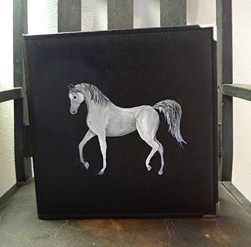 Arab Arabian Horse Hand Painted Photo Album/Scrapbook for Show Photos, Awards, Action Shots, Agility