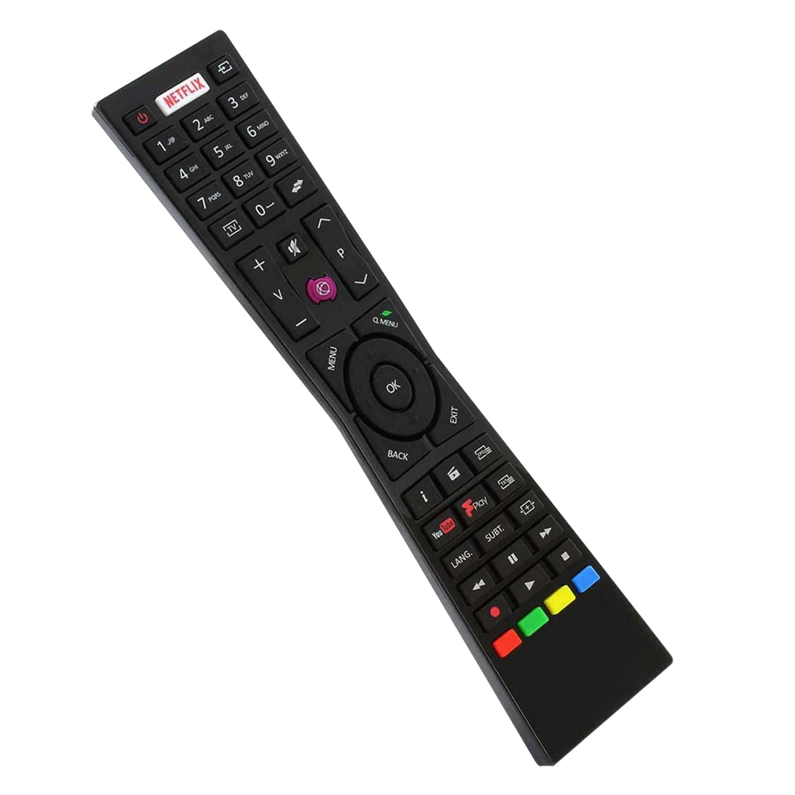 Replacement JVC Remote Control RM-C3231 for JVC Smart 4K LED TV LT-32C670 LT-32C661 LT-32C660 LT-55C860 LT-24C660 LT-32C661 LT-49C770 with Netflix Youtube Button - No Setup Required