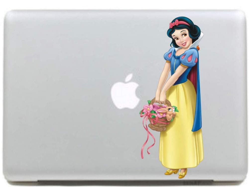 Gadgets WRAP Snow White Vinyl Personality Decal Laptop Sticker for MacBook Pro Air 13 Inch/Protective Laptop Skin Shell for Mac Book