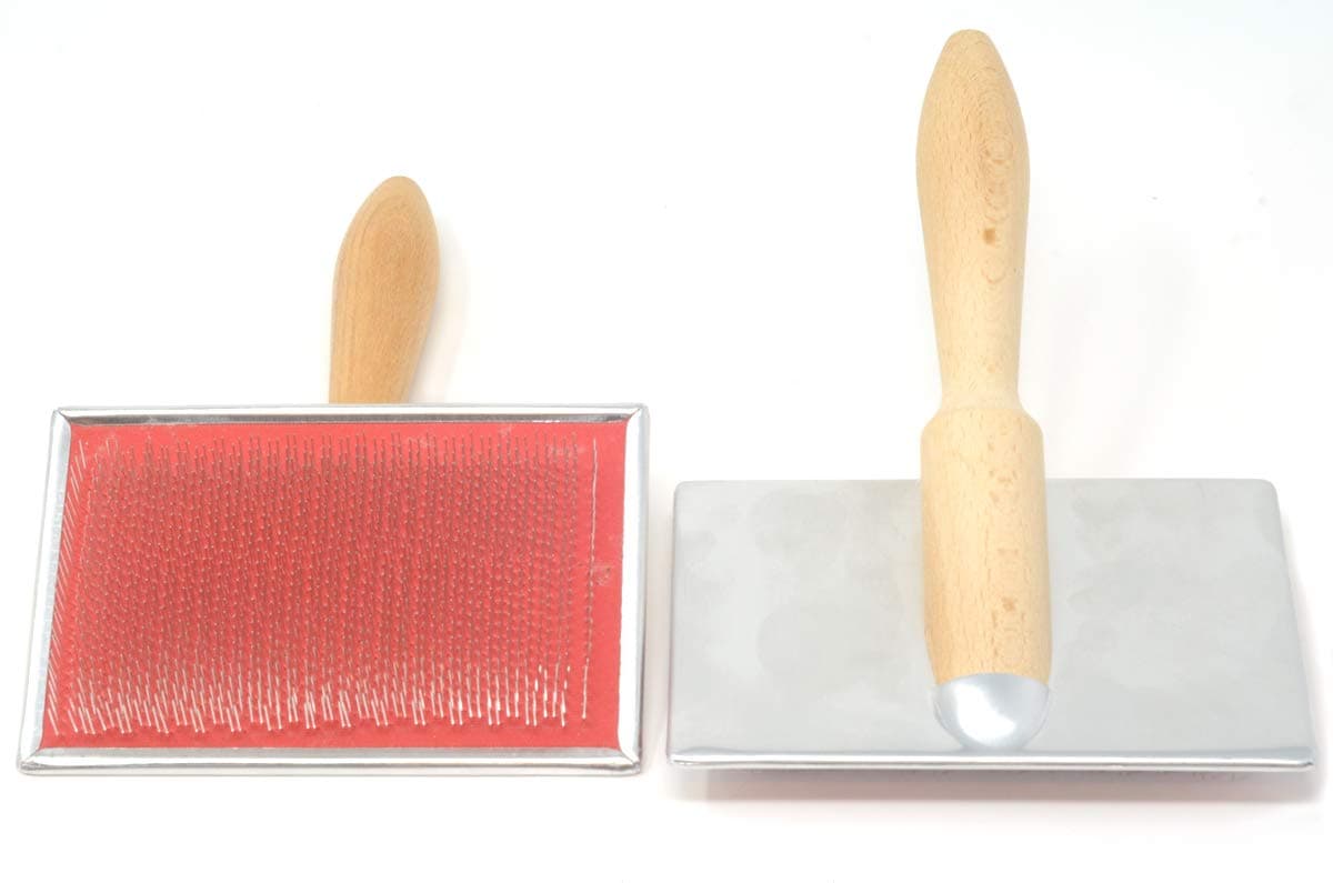 Wingham Wool Wool Carders, Pair - Fiber Art Tool - Carders - Practical - Small - All Seasons - Kid - False