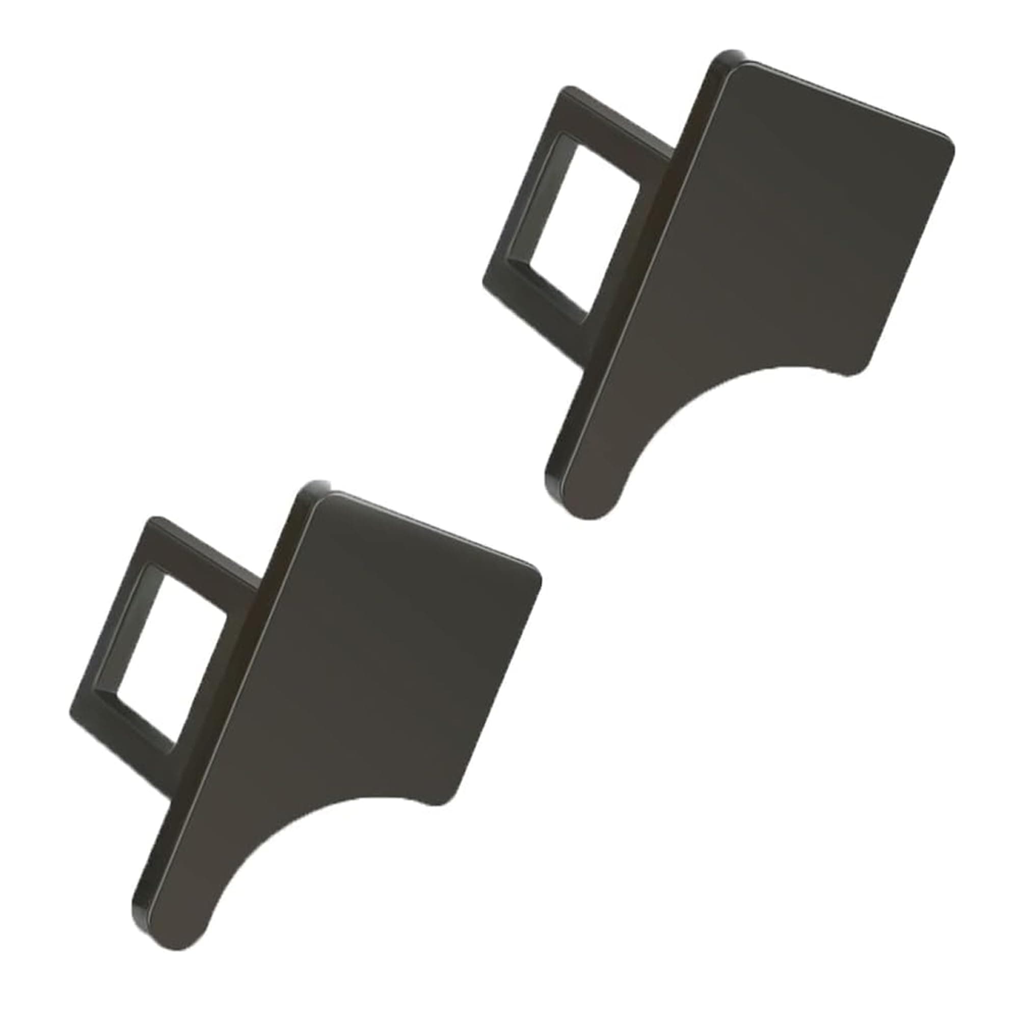 Sulfar 2 Pack Car Seat Belt Clips Alarm Stopper, Hidden Seat Belt Buckle Alarm Stopper, Suitable For Car Metal Seat Belt Silencers Of Most (Black)