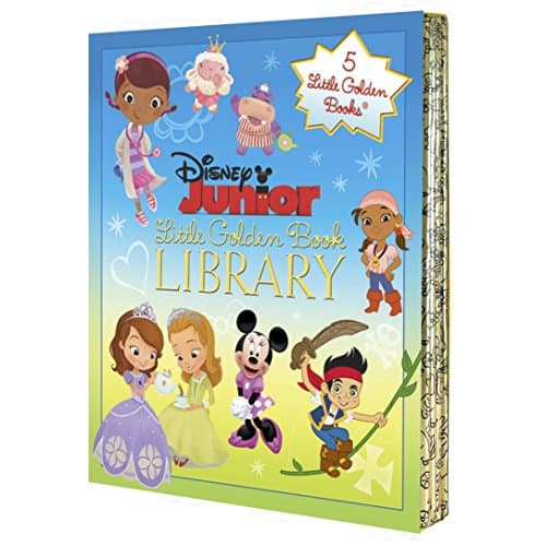Disney Junior Little Golden Book Library (Disney Junior): Doc McStuffins; Sofia the First; Minnie Mouse Bow-tique; Jake and the Never Land Pirates