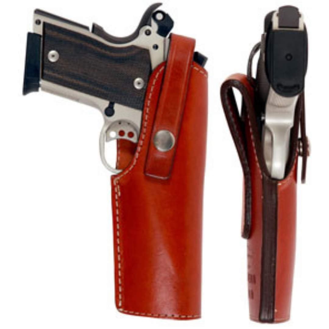RL-1911 Gun Leather Holster Hammer Strap, fits All 1911’s with 5 inch Barrel, Leather Lined
