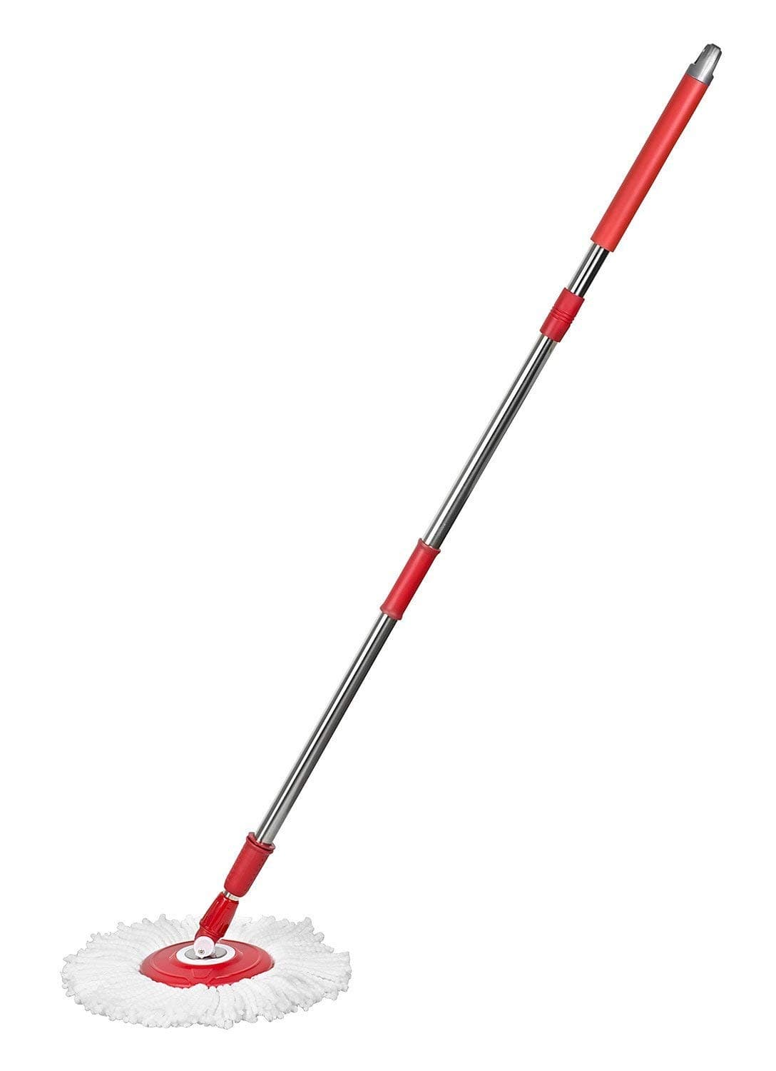 Spin Mop Shop4Choice Durable Stainless Steel Replacement handle + Spare Microfibre Mop Head For Rotating 360º Magic