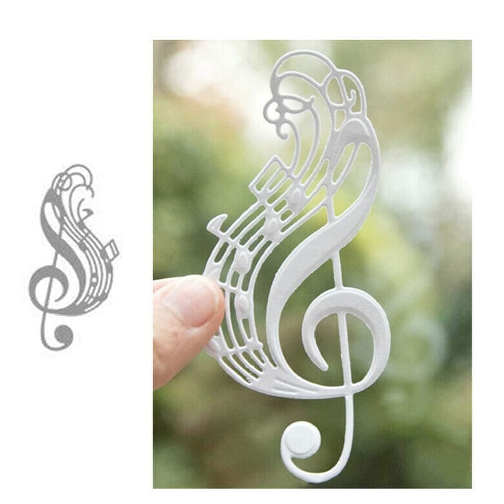Cutting Dies for Card Making, YunTrip Musical Note Metal Cutting Dies for DIY Scrapbooking Album Embossing Photo Craft Paper Cards Decorative Craft
