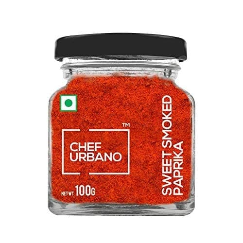 Smoked Paprika Sweet 100g | Produce of Spain | Pimentos | Smoky Flavour | No Artificial Colours | No Preservatives | Vegetarian | 100% Pure & Natural