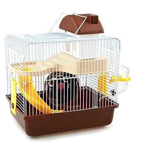 Rlley Hamster Accessories Hamster Cages and Habitats Hamster Den Storey Villa (Great Castle-Coffee)
