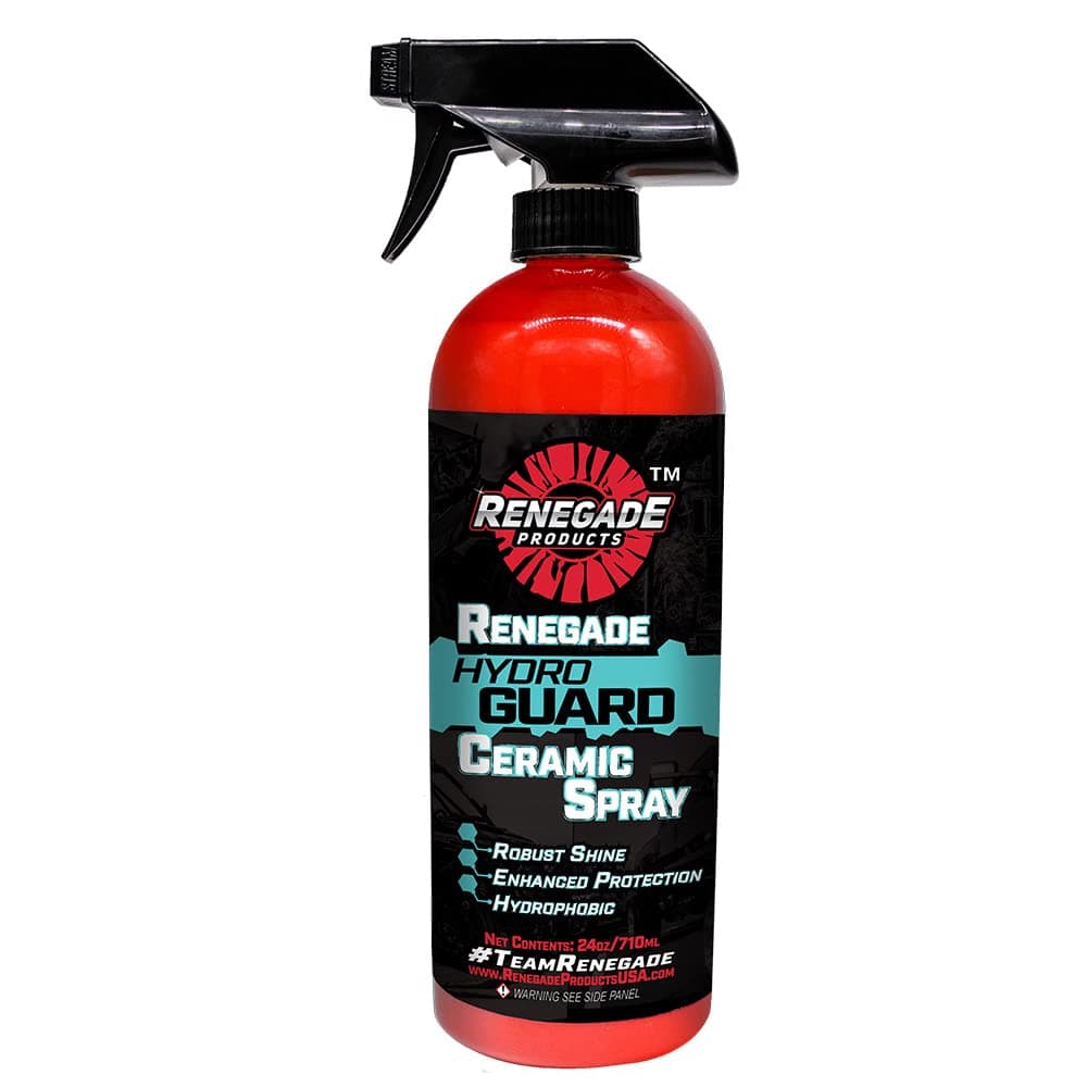 Renegade Products Hydro Guard Ceramic Spray For High Shine & High Protection Patented SiO2 Ceramic Wax Hybrid (24 Ounce)