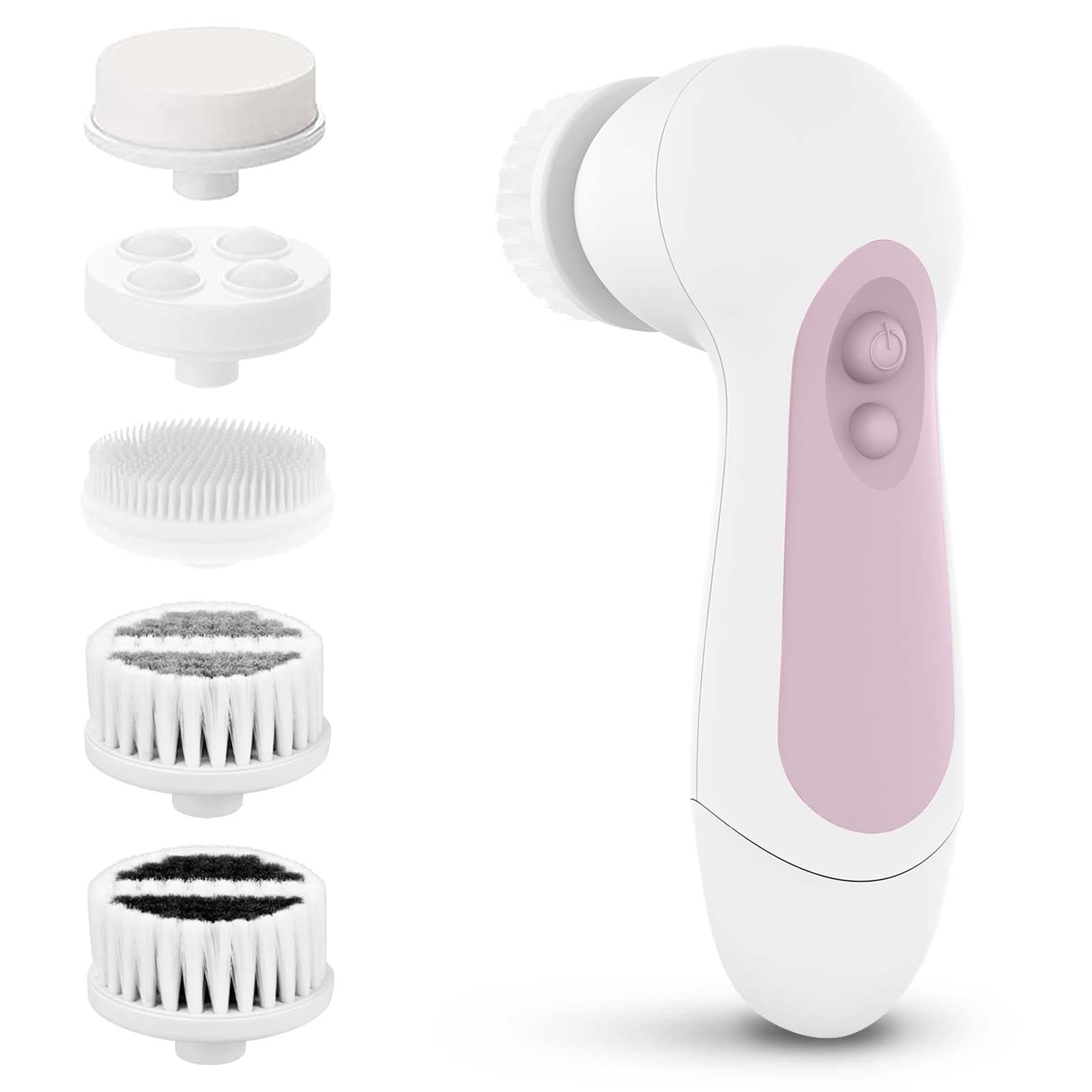 Facial Cleansing Brush, 7 Exfoliating Brush Heads, Deep Cleansing, Gentle Exfoliating, Blackhead Removal, Massaging