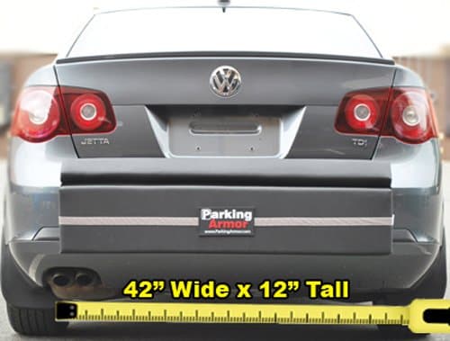 Indoor/Outdoor Ultimate Rear Bumper Protector, Widest Bumper Protection, Thickest Bumper Guard, Steel Reinforced Straps (4.2 Edition (42" Wide))