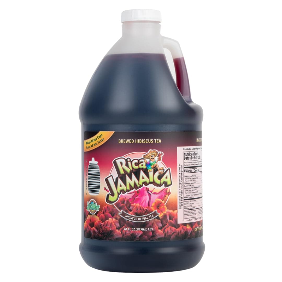 Rica Aguas Frescas Drink Mix - 64 Fluid Ounce Concentrate - Makes 3 Gallons - Aguas Frescas (Jamaica)